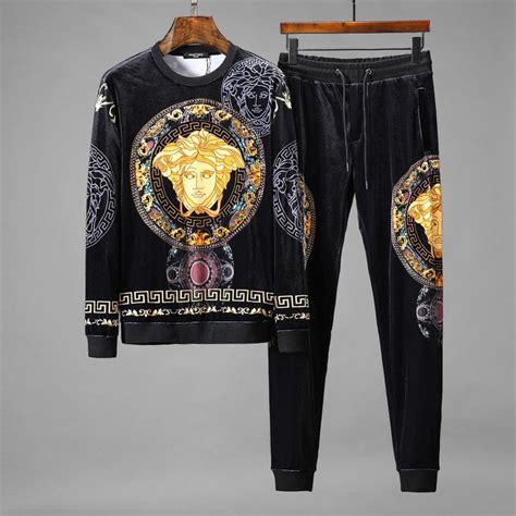 versace fashion men|velvet tracksuit men's Versace.